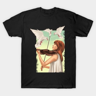 The Lovable Violin Girl T-Shirt